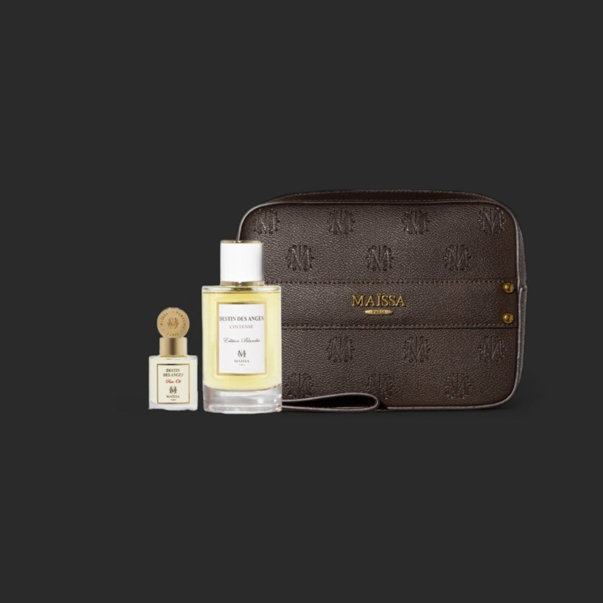 Maissa Destin des Anges SET 100ml EDP+15ml Pure Oil+ Tasche